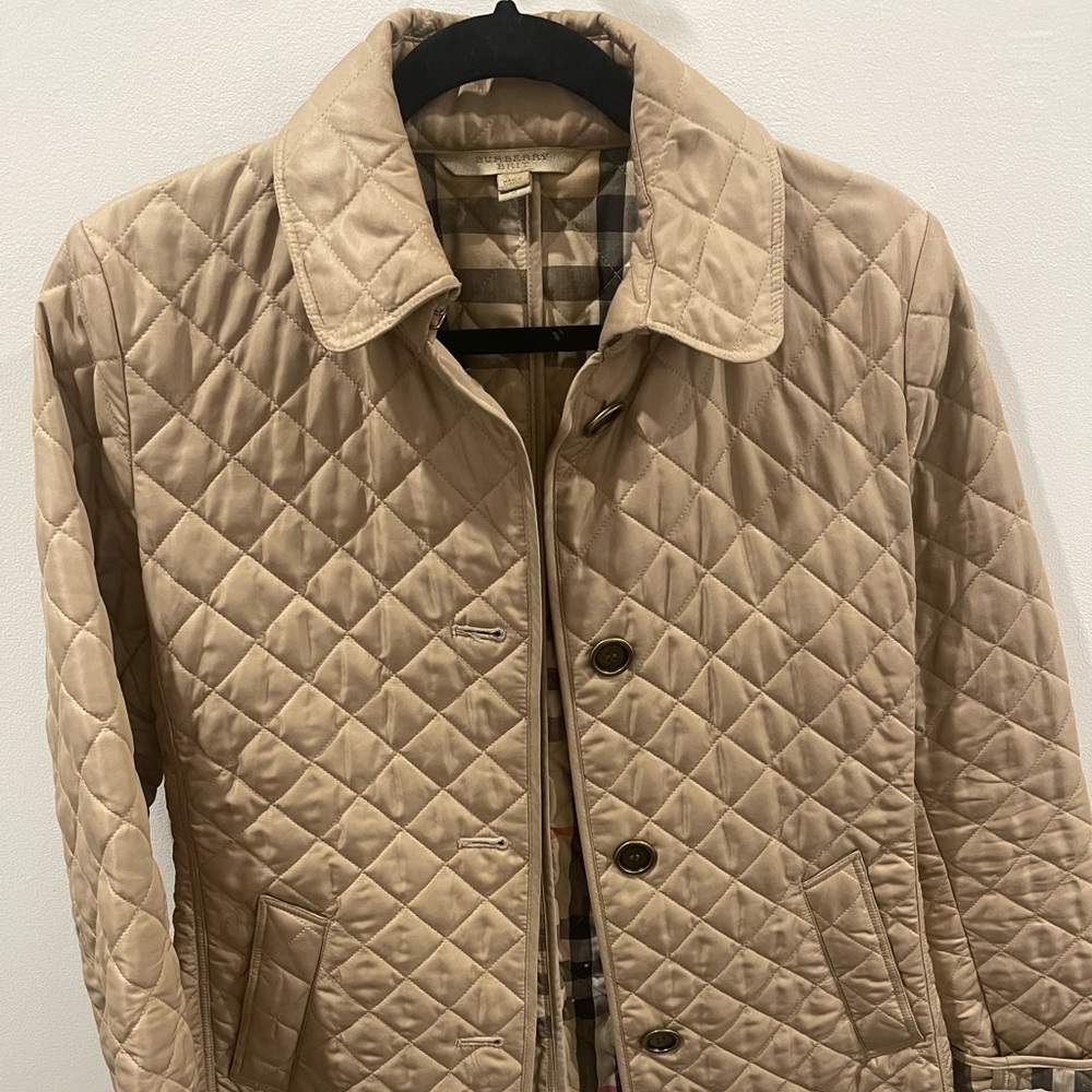 Burberry quilted jacket